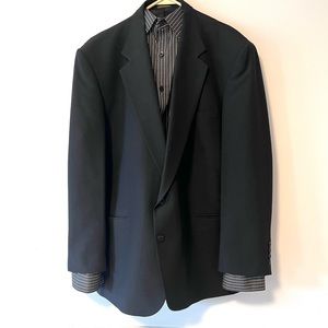 Men’s BLACK Sport coat Blazer- 48R
